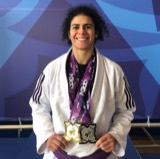 Barbara Pellegrino with medals