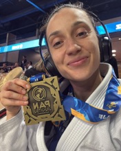 Brooke Ramsay with her IBJJF Pan medal